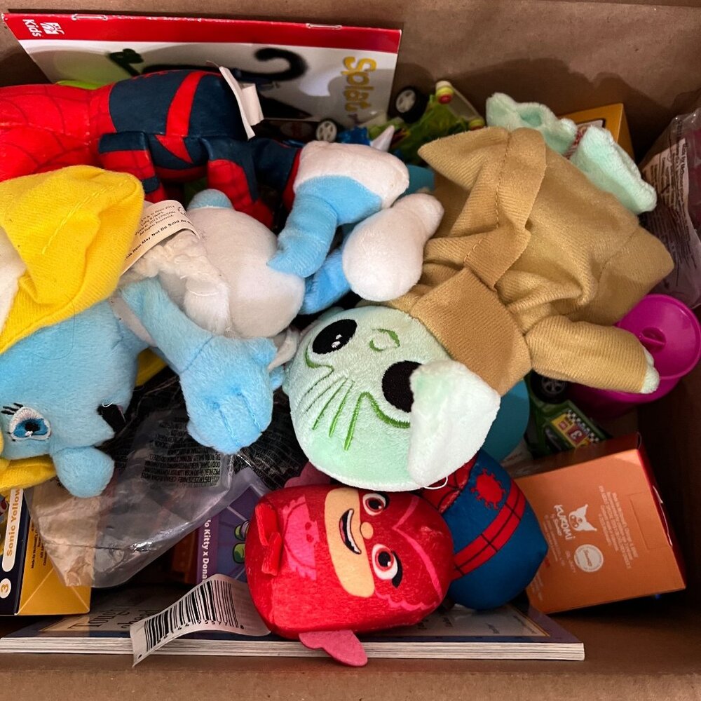 Mixed Kids Toys & Plush Lot - Characters & Vehicles